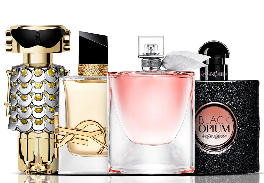 4 parfüümi komplekt | Libre + La Vie Est Belle + Black Opium + Fame 100 ml