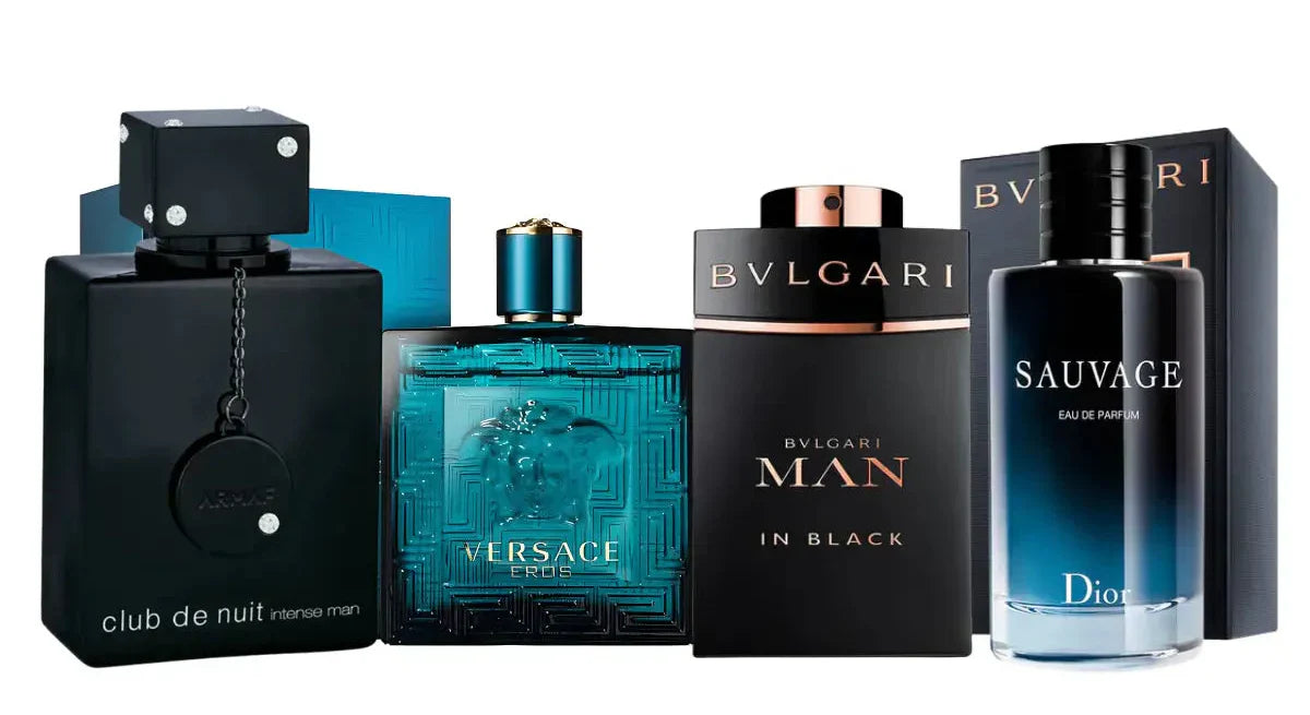 4 parfüümi komplekt | Man in Black, Sauvage, Club the Nuit, Eros 100ml