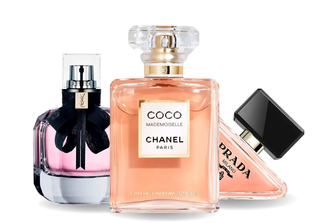 3 parfüümi komplekt | Prada PARADOXE, COCO MADEMOISELLE a MON PARIS 100 ml
